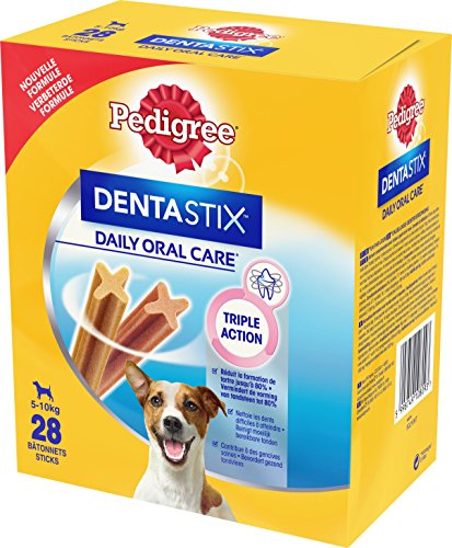 PEDIGREE Dentastix - Friandises pour Petit Chien, 112 bâtonnets à mâcher pour l'hygiène bucco-dentaire (16 sachets de 7 Sticks)