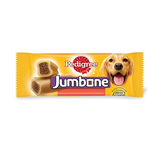 Pedigree Pack de 2 huesos Jumbone para perros para entretener, Pack de 12x2, 24 piezas en total