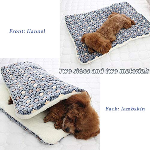 PENVEAT 2019 Cama Lavable Puppy Cushion House Soft Warm Large Pet Dog Cat Kennel Mat Manta Cojines Colchón Kennel Soft Crate Mats, C, XL