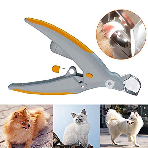 Perro Nail Trimmer, Profesionales De Uñas del Gato del Perro Casero Clippers Trimmer con Luz LED Y Estética Eléctrica Amoladoras Tijeras De Uñas del Dedo del Pie De La Garra para Mascotas