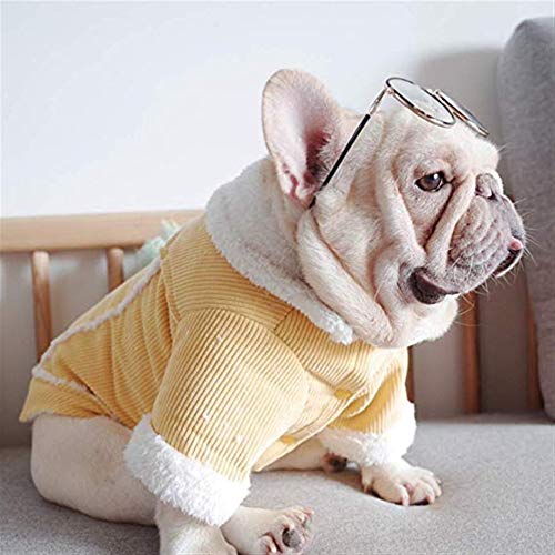 Perro Ropa De Invierno, Además De Terciopelo Pana Capa De La Chaqueta De Invierno Frío Animal Doméstico Del Perro Caliente Perros Mascotas Otoño Invierno Capa Caliente La Técnica Ropa De Abrigo Acolch