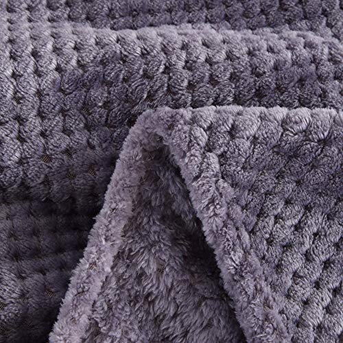 PET SPPTIES Pet Manta Fluffy Fleece Manta Lavable para Animales Perros, Gatos, Conejos y Otras Mascotas PS051 (100x150cm, Purple)