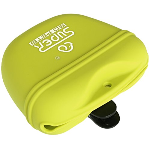 Petacc Bolso portátil de silicona para entrenamiento de perros y bolsa de tratamiento con cierre magnético y clip para la cintura Verde