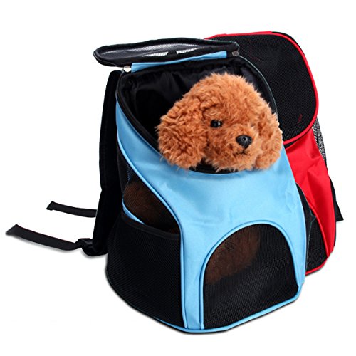 PETCUTE Mochila para Gatos Mochila Bolsa para Perros Pequeños Ventilado Transportadoras de Viaje para Mascotas