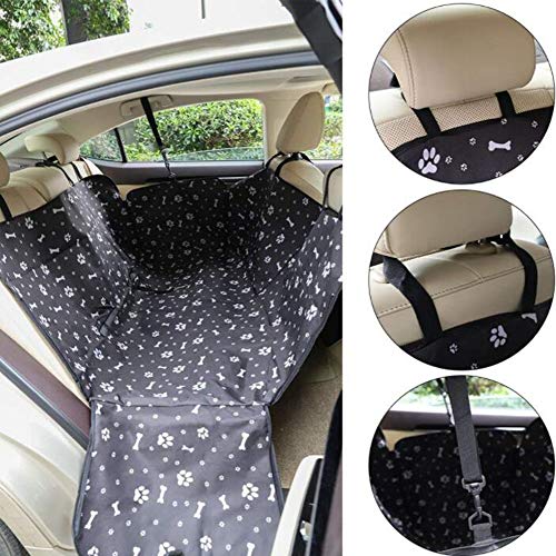 PETEMOO Cubierta de Asientos de Coche para Perros Impermeable Funda para Perro de Coche Protectores de Asiento Coche para Perros Mascotas Viajes