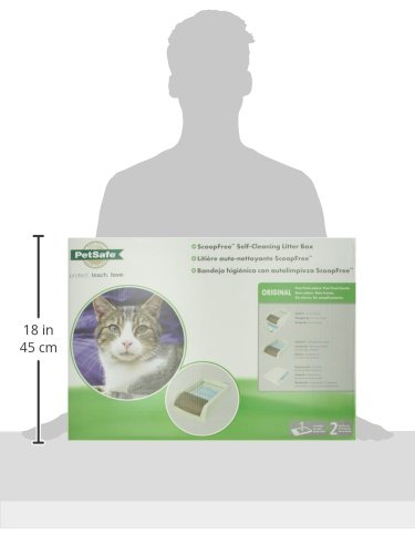 PetSafe PAL19-14657 Caja de Arena autolimpiante para Gatos ScoopFree Original