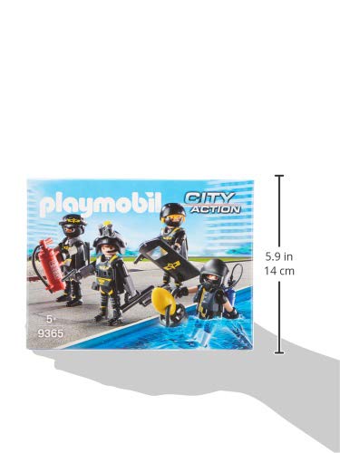 PLAYMOBIL- Equipo de Las Fuerzas Especiales Juguete, Multicolor, única (geobra Brandstätter 9365)