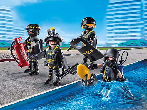 PLAYMOBIL- Equipo de Las Fuerzas Especiales Juguete, Multicolor, única (geobra Brandstätter 9365)