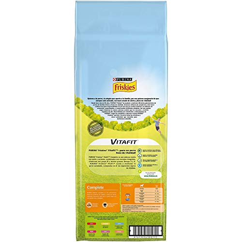 Purina Friskies Vitafit Complete Pienso para Perro Adulto Pollo 15 Kg