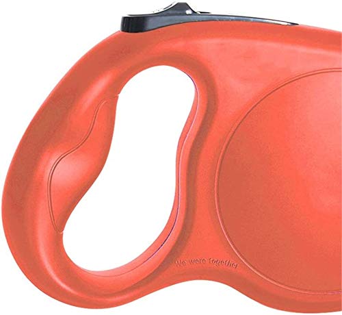 Qianqiusui Correa de Perro retráctil, Correa de Mascota, Perro retráctil Plomo y Medianas Perros Medios Cable retráctil Suministros automáticos Perro Mascota (Color : Orange, Size : 5m)