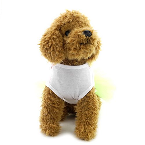 ranphy pequeño perro/gato princesa Party vestido con tutú para faldas con lazo Doggie plisado vestido formal mascota ropa