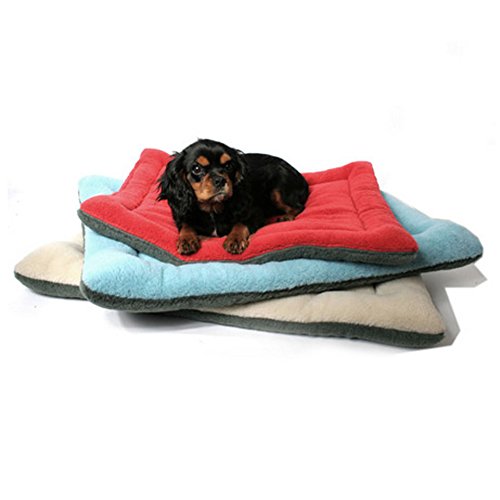 Rantow Cojín de colchón Lavable y Suave Cama de Perro Mascota Mantas de Cama de Gato para Interior al Aire Libre, mobiliario, Suelos, Asientos de Coches, césped, sofás(Rojo, XL)