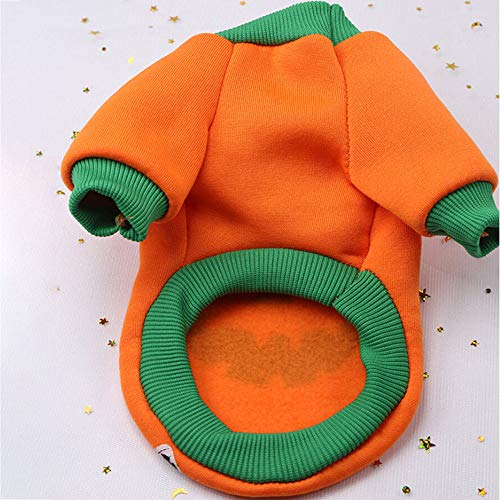 Ropa para Mascotas,Dragon868 Halloween Mascotas Perros de Calabaza de Naranja Sudaderas Ropa