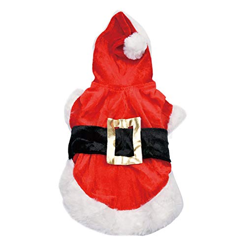 Ropa para Mascotas,Dragon868 más Reciente Navidad Mascota Perro Santa Claus Ropa Mascotas Disfraces(Rojo,S)