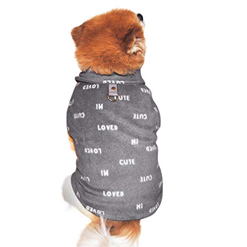 Ropa Perro Pequeño, Invierno Impresión A Cuadros Capucha para Perros, Ropa de Algodón Suave y Cálida, Abrigo de Cachorro Gatos Mascota Yorkshire Chihuahua, XS-XXXL