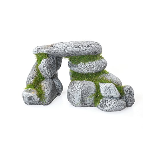 Rosewood Moss - Figura Decorativa para Acuario, diseño de Arco de Roca, tamaño pequeño