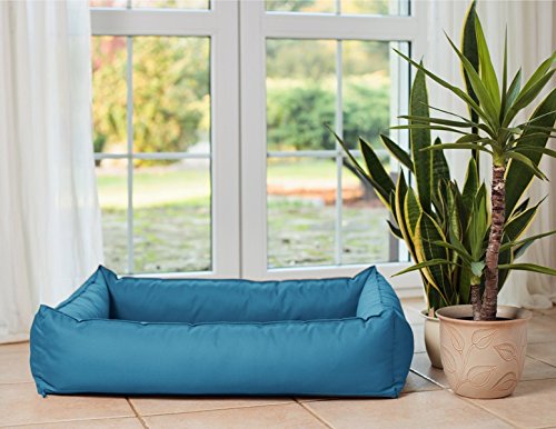 Saba cama para perros Perros sofá XL 90 x 120 Nº 25 turquesa