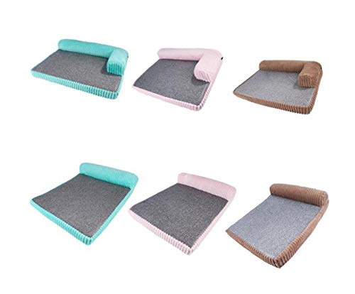 Segle Cama ortopédica de Espuma viscoelástica para Perro, sofá Cama para Perro, Forro Impermeable y Funda extraíble Lavable, cómoda y Transpirable