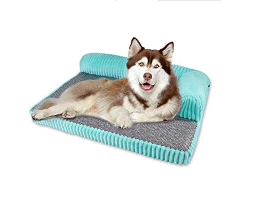 Segle Cama ortopédica de Espuma viscoelástica para Perro, sofá Cama para Perro, Forro Impermeable y Funda extraíble Lavable, cómoda y Transpirable