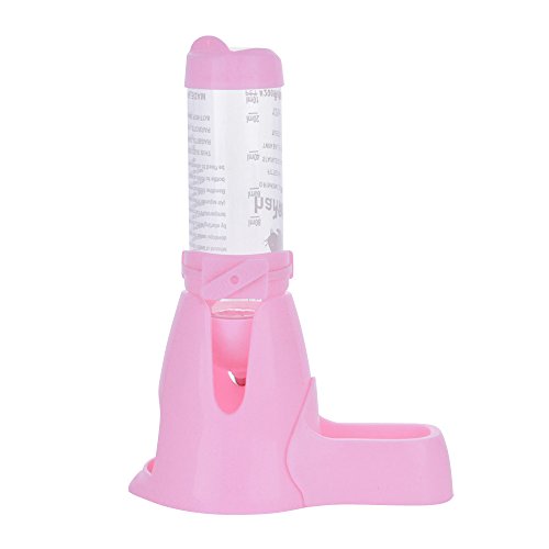 ShareWe Botella de Agua para Animales Dispensador Waterer Automático con Recipiente Tapa para Mascotas Gato Hamsters Ratas Cobayas Hurones Rabbits Conejos Animales pequeños