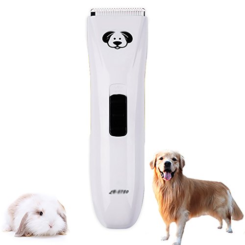 Shaver Peluquería profesional para mascotas con cabeza de nano cerámica con baja vibración y calor ultrabajo, use hasta 7 horas