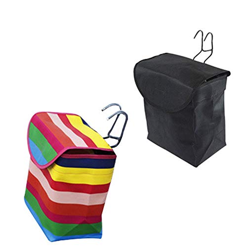 SHOH - Cesta Plegable para Bicicleta, Cesta de Manillar extraíble para Mascotas, Compras de Alimentos, fácil instalación, Bolsa extraíble para pequeños Perros, Picnic de Compras