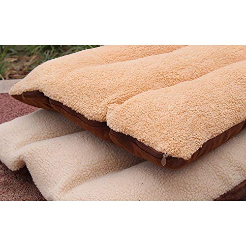 SHPEHP Suministros para Mascotas Cama para Mascotas Alfombra para Perros de Felpa Cama para Perros Gato sofá para Mascotas súper Suave Ideal-Lambswool-L