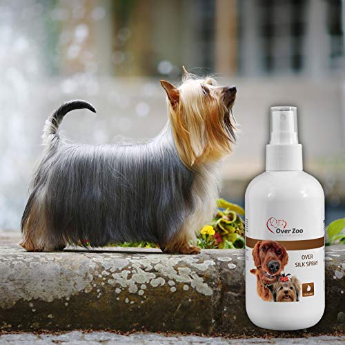 Silk Spray para el Cuidado del Pelo de Perro – Aerosol Altamente Eficaz para el Cuidado del Pelaje Canino: Consigue un Cepillado y Peinado Más Fácil (250 ml)