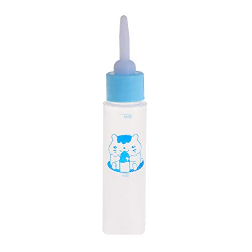 SimpleLife Biberón para Mascotas Pet 30ml Silicona Pezón Leche Biberón para alimentación para recién Nacidos o huérfanos Hámster de Animales pequeños Gato Perros Cachorro