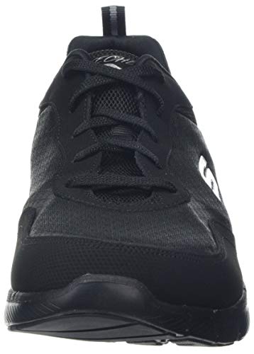 Skechers Women's Flex Appeal 3.0-GO Forward Trainers, Black (Black Leather/Mesh/Trim BBK), 4 (37 EU)