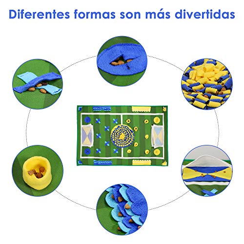 SlowTon Alfombrilla para Perros Toys Snuffle Mat para Perros Alfombrilla de Entrenamiento para Perros Trabajo para Mascotas de alimentación Mat fomenta Habilidades Naturales Pet Toy