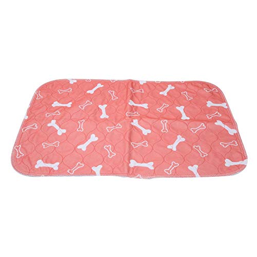 Smandy Pet Pee Pad, 3 Tamaños Reutilizable Impermeable Cachorro Perro Gato Pee Cama Cojín Alfombra Lavable Pet Trainging Pads Super Absorbente Perro Orina Estera(40 × 60cm)