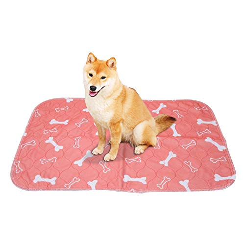 Smandy Pet Pee Pad, 3 Tamaños Reutilizable Impermeable Cachorro Perro Gato Pee Cama Cojín Alfombra Lavable Pet Trainging Pads Super Absorbente Perro Orina Estera(40 × 60cm)