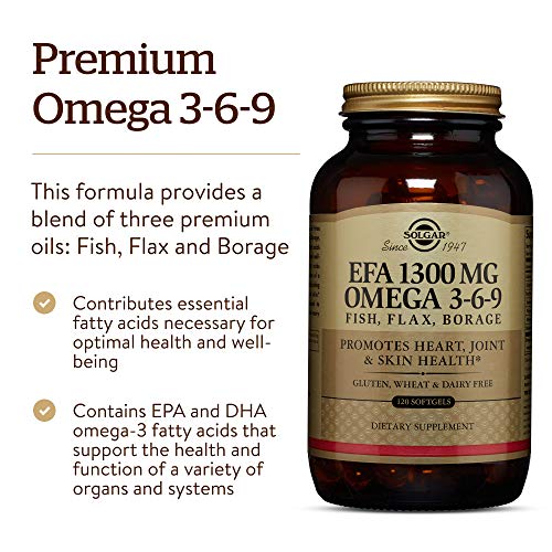 Solgar Omega 3-6-9 Cápsulas blandas - Envase de 120