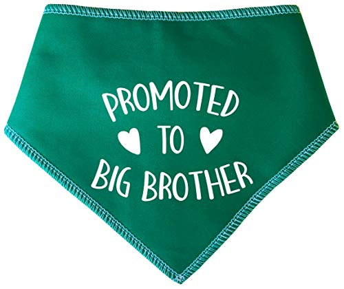 Spoilt Rotten Pets, S3 Promoted To Big Brother, Bandana para Perro Verde Adecuado para Golden Retrievers, Dálmatas, Labrador y Staffie tamaño Perros