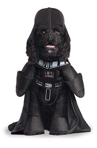 Star Wars - Disfraz de Darth Vader Deluxe para mascota, Talla M perro (Rubie's 885900-M)