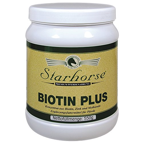 Starhorse Biotina entre Cinc para caballos Huf y Piel 550g Lata