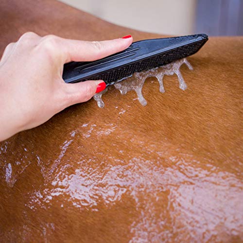 StripHair - Cepillo de Pelo Suave para Caballos - Cepillo de Lavado para Masaje y cobertizo (Todo en uno)