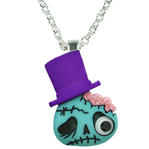 The Funky Barcode TFB Zombie Ville Gotham Monster - Collar con Colgante en Caja de Regalo