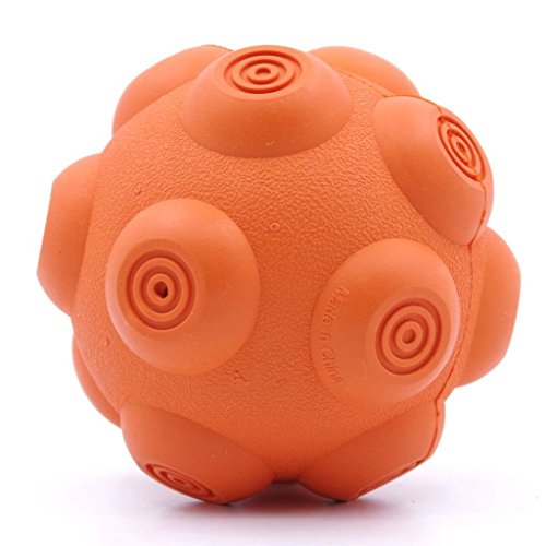 ThinkPet EETOYS Juguete Sonido Pelota de Satélite Juguete Flotante de Goma para Perros Juguete Pelota Perro Flotante Juguete sonajero para Mascotas Juguete de Agua para Perros