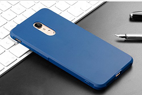 Tianqin XIAOMI RedMi 5 Plus Funda Ultra-Delgado Ligero Duradero Caso Protección TPU Parachoques Prueba Choque para XIAOMI RedMi 5 Plus Cubierta - Azul