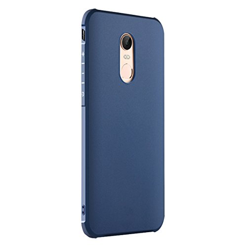 Tianqin XIAOMI RedMi 5 Plus Funda Ultra-Delgado Ligero Duradero Caso Protección TPU Parachoques Prueba Choque para XIAOMI RedMi 5 Plus Cubierta - Azul