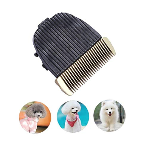 tJexePYK El Pelo De Perro Pet Grooming Clipper Trimmer Cuchilla Cabeza Desmontable Reemplazo De La Lámina para BaoRun P2 / P3