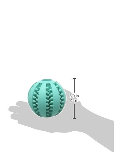 TRIXIE Pelota Béisbol Denta Fun, Mentolada,Caucho, ø6cm