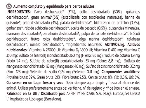 True Instinct High Meat Adult Medium/Maxi - Pienso para Perros Adultos con Pavo Deshuesado 1200 g