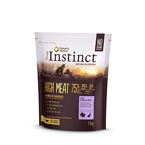 True Instinct High Meat Adult - Pienso para gato adulto con pavo deshuesado 1000 g