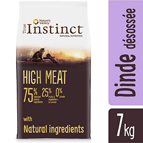 True Instinct High Meat Adult - Pienso para gato adulto con pavo deshuesado 7000 g