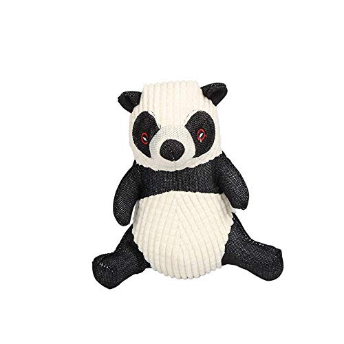 TuoTang Juguetes de Peluche, Juguetes de Sonido Panda de algodón Resistente mordedura del Animal doméstico, Entrenamiento del Perro de ventilación Molar Juguetes para Gatos