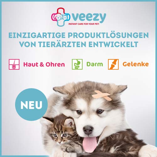 veezy Ceva Flex - Aperitivos para Gatos, 28 golosinas Naturales para Fuerza articulada y Agilidad, 68 g