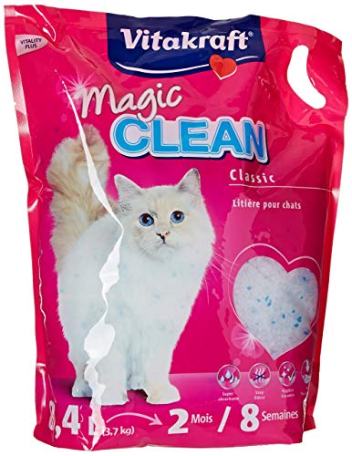 Vitakraft Magic Clean 15526 Arena para Gatos, duración de 8 semanas, 8,4 L.